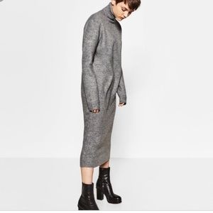🔥 NWT 💋😍 Zara midi sweater dress